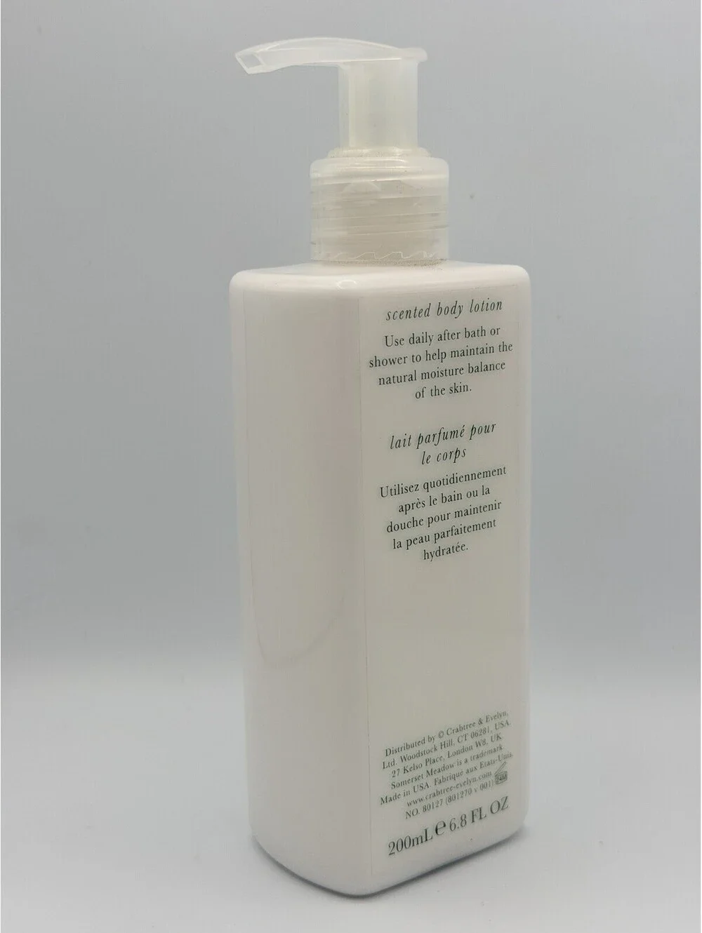 NEW (No Box) Crabtree & Evelyn – DISCONTINUED Somerset Meadow Body Lotion 6.8 Oz